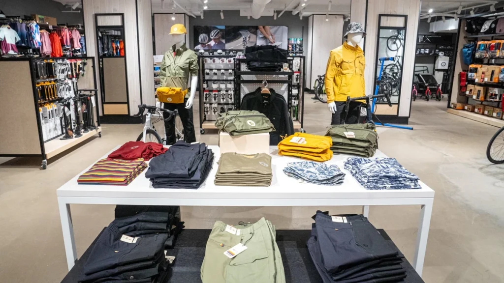 Inside La Cordée's Promenades Cathédrale flagship in downtown Montreal, which closed on 18 September