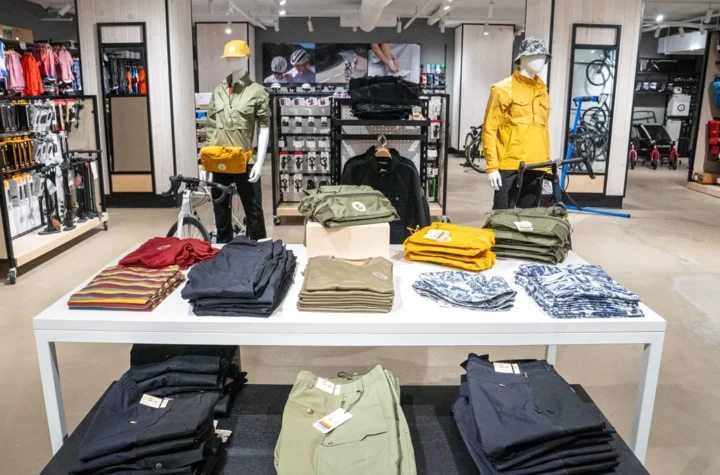 Inside La Cordée's Promenades Cathédrale flagship in downtown Montreal, which closed on 18 September