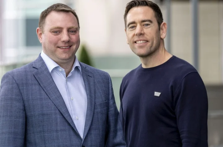 LearnUpon co-founders Brendan Noud and Des Anderson